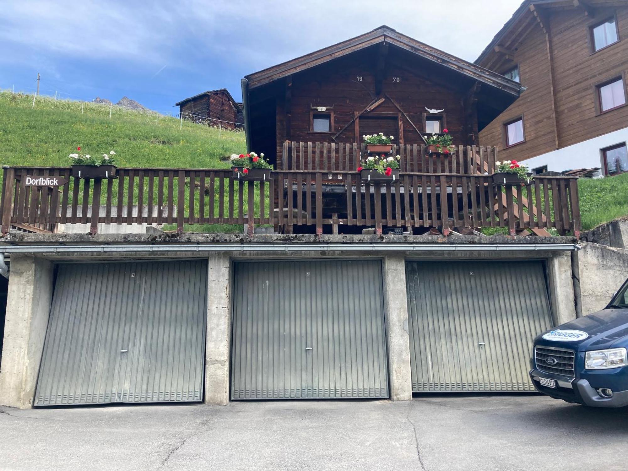 Haus Dorfblick Lejlighed Grächen Eksteriør billede